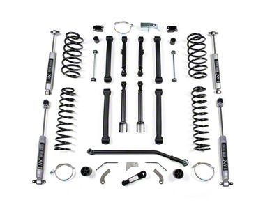 BDS 4.50-Inch Coil Spring Suspension Lift Kit with NX2 Nitro Shocks (97-06 Jeep Wrangler TJ)