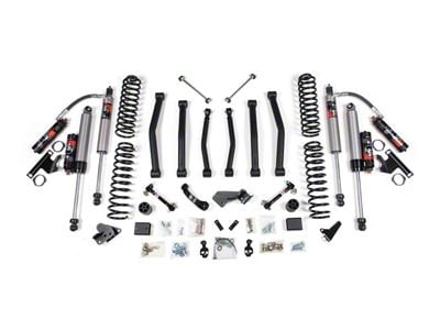 BDS 4.50-Inch Control Arm Suspension Lift Kit with Sway Bar Disconnects and FOX 2.5 Performance Elite Shocks (07-11 Jeep Wrangler JK 4-Door)