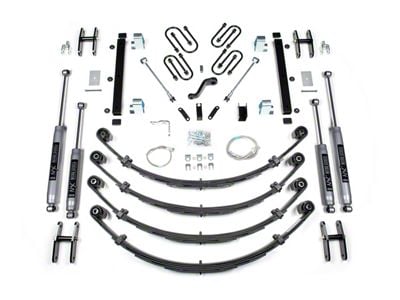 BDS 6-Inch Leaf Spring Suspension Lift Kit with NX2 Nitro Performance Shocks (87-95 Jeep Wrangler YJ)