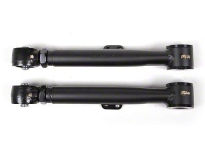 BDS Tubular Rear Upper Control Arms for 0 to 5-Inch Lift; Flex Ends and Poly Bushings (97-06 Jeep Wrangler TJ)