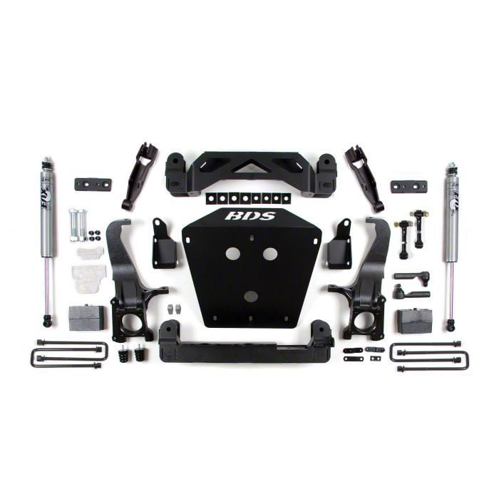 BDS Tundra 7-Inch Front / 4-Inch Rear Suspension Lift Kit With FOX 2.0 ...