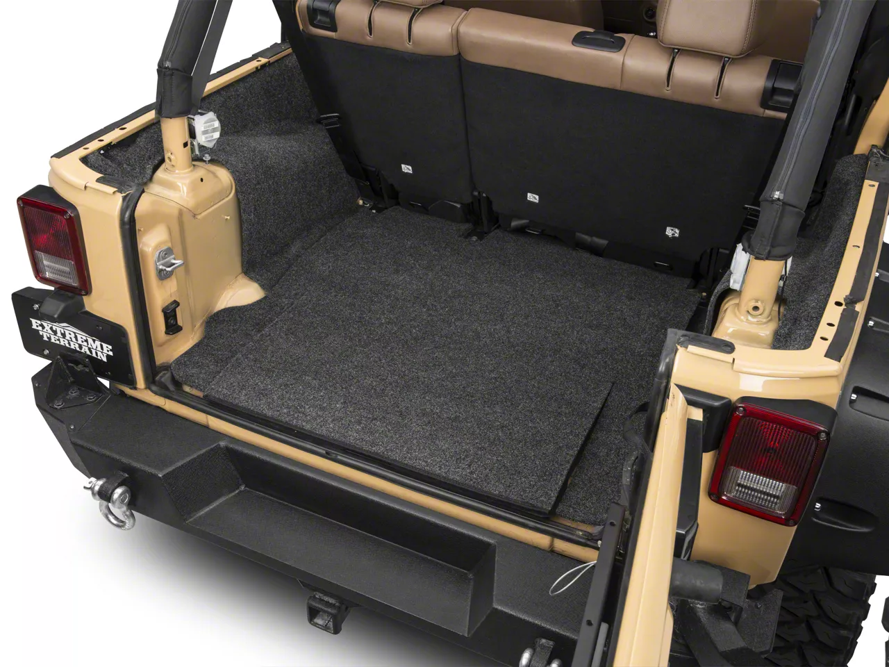 Bedrug Jeep Wrangler Cargo Floor Mat J108581 07 18 Jeep Wrangler Jk 4 Door Free Shipping 1003