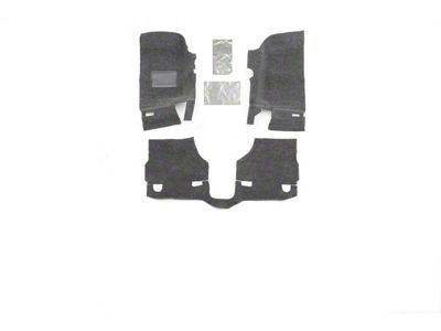 BedRug Carpet Front and Rear Floor Mats (18-24 Jeep Wrangler JL 4-Door, Excluding 4xe)