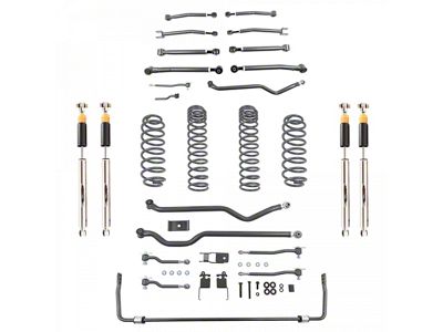 Belltech 4-Inch Suspension Lift Kit with Trail Performance PLUS Shocks (20-23 3.0L EcoDiesel Jeep Wrangler JL)