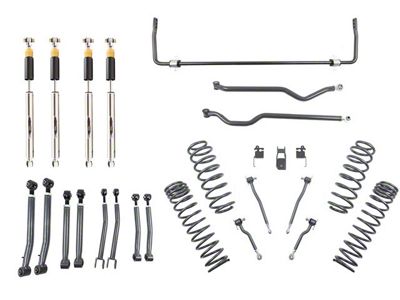 Belltech 4-Inch Suspension Lift Kit with Trail Performance Plus Adjustable Shocks (18-24 Jeep Wrangler JL Rubicon 4-Door)