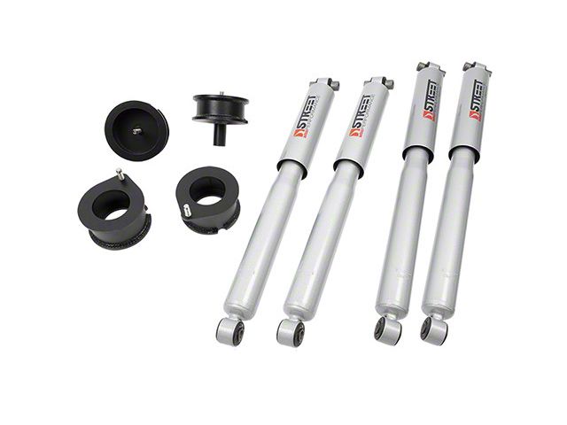 Belltech 2.50-Inch Coil Spring Spacer Leveling Kit with Trail Performance Shocks (18-24 Jeep Wrangler JL 4-Door Rubicon)