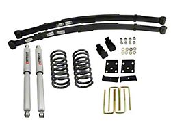 Belltech Lowering Kit with Street Performance Struts; 2-Inch Front / 4-Inch Rear (04-15 2WD Titan)