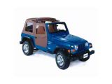 Bestop 2-Piece Full Fabric Doors; Black Denim (80-95 Jeep CJ7 & Wrangler YJ)