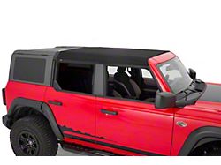 Bestop Skyrider Retractable Top; Black Twill (21-24 Bronco 4-Door w/ Hard Top, Excluding Raptor)