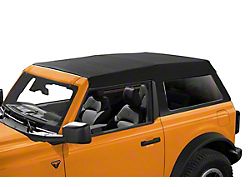 Bestop Trektop Slantback Soft Top; Black Twill (21-24 Bronco 2-Door)