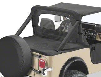 Bestop Jeep Wrangler Windjammer; Black Crush 80028-01 (80-95 Jeep CJ5