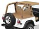 Bestop Duster Deck Cover; Spice (92-95 Jeep Wrangler YJ w/ Supertop)