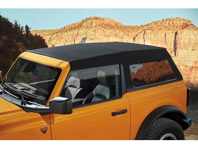 Bestop Trektop Soft Top; Black Twill (21-25 Bronco 2-Door)