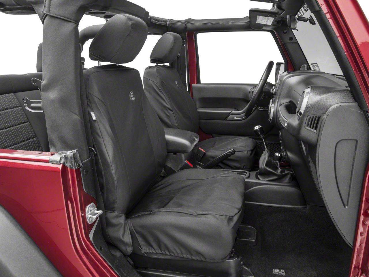 Bestop Jeep Wrangler Front Seat Covers - Black Diamond J120124 (07-18 