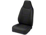 Bestop Trailmax II Standard Fixed High-Back Position Front Bucket Seat; Black Denim (76-06 Jeep CJ5, CJ7, Wrangler YJ & TJ)