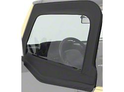 Bestop HighRock 4x4 Element Front Upper Fabric Doors; Black Diamond (07-18 Jeep Wrangler JK)