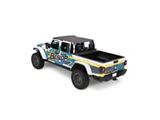 Bestop Header Extended Safari Style Bikini Top; Black Diamond (20-25 Jeep Gladiator JT)