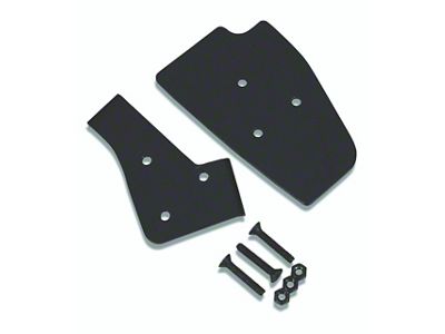 Bestop Door Mirror Brackets for Bestop Half Doors and HighRock 4x4 Replacement Mirrors (76-06 Jeep CJ7, Wrangler YJ & TJ)