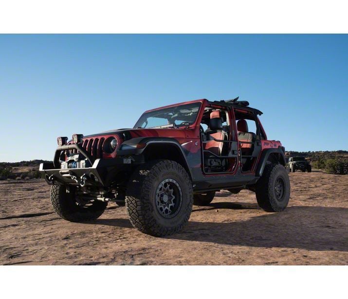 Bestop Jeep Wrangler HighRock 4x4 Element Front Doors; Matte Black ...