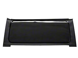 Bestop Replacement Rear Tinted Window; Black Vinyl (18-25 Jeep Wrangler JL w/ Soft Top)