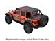 Bestop Safari-Style Header Bikini Top; Black Diamond (18-24 Jeep Wrangler JL 2-Door)