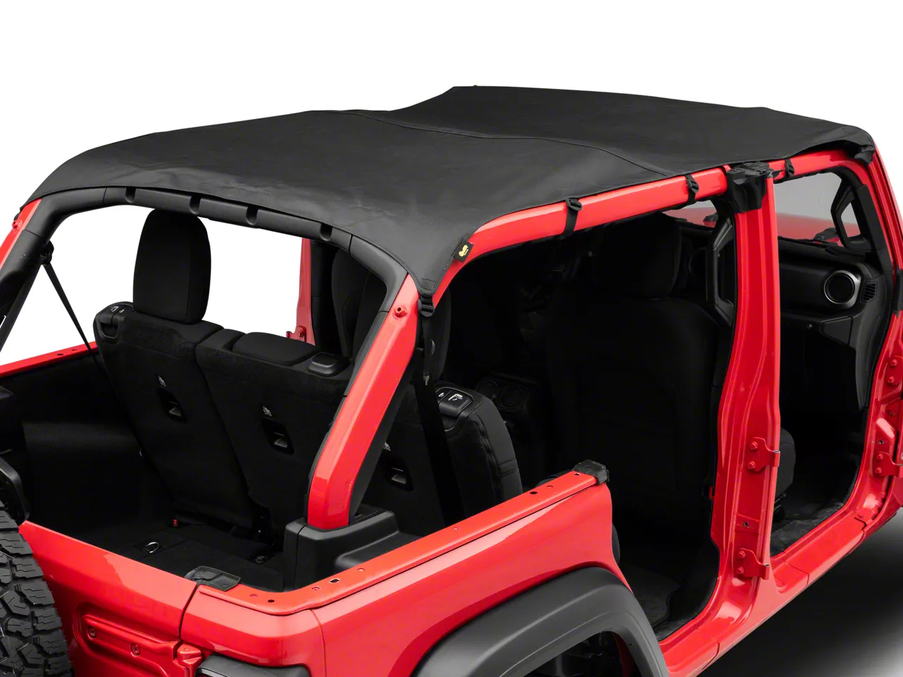 Smittybilt Jeep Wrangler Extended Top; Black Diamond 94635 (10-18 Jeep  Wrangler JK 4-Door) - Free Shipping