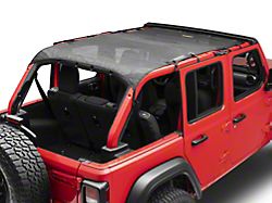 Bestop Sun Extended Safari-Style Bikini Top; Black Mesh (18-24 Jeep Wrangler JL 4-Door)