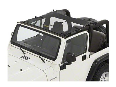 Bestop Sun Standard Targa Style Bikini Top; Mesh (97-06 Jeep Wrangler TJ, Excluding Unlimited)