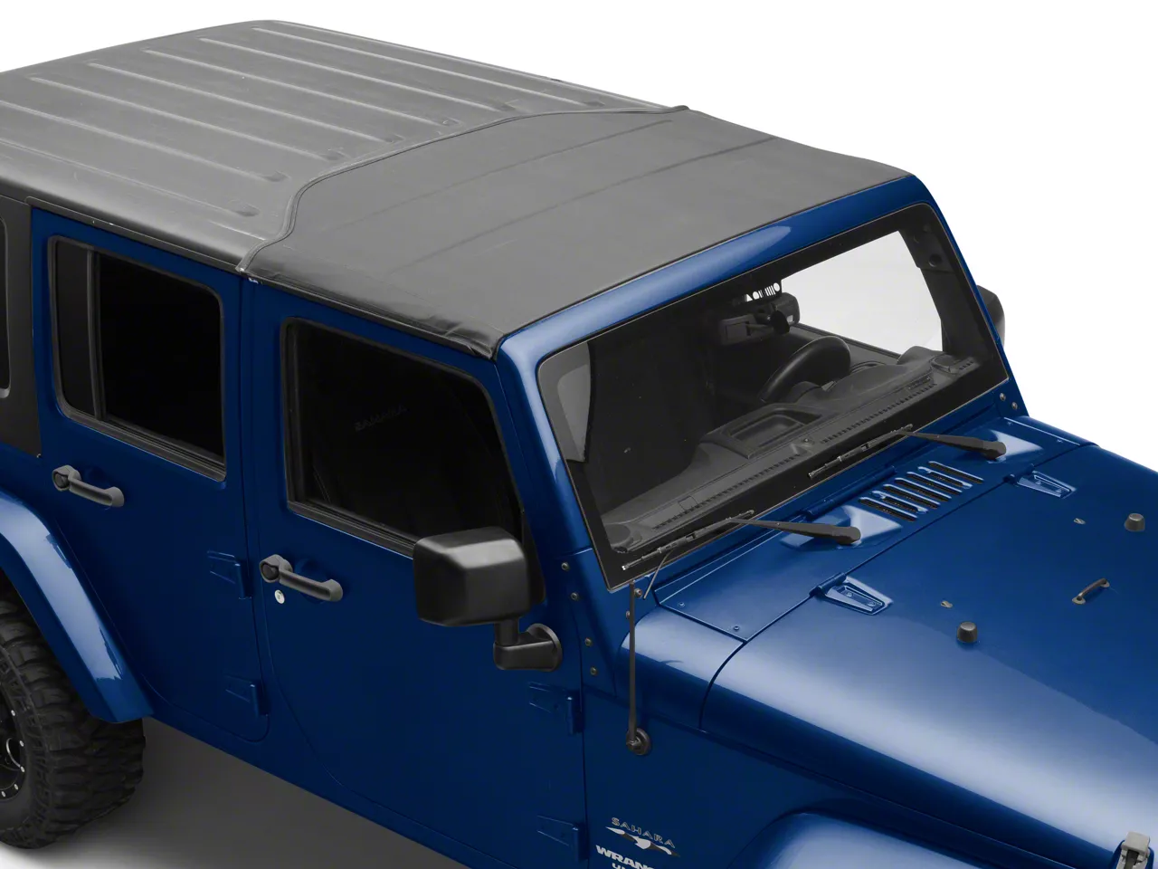 Bestop Jeep Wrangler Sunrider for Factory Hard Tops; Black Diamond ...