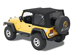 Bestop Supertop NX Soft Top; Black Twill (04-06 Jeep Wrangler TJ Unlimited)