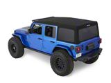 Bestop Supertop Squareback Soft Top; Black Diamond (18-24 Jeep Wrangler JL 4-Door)