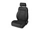 Bestop Trailmax II Pro All Vinyl Front Seat; Black Crush; Driver Side (76-06 Jeep CJ7, Wrangler YJ & TJ)