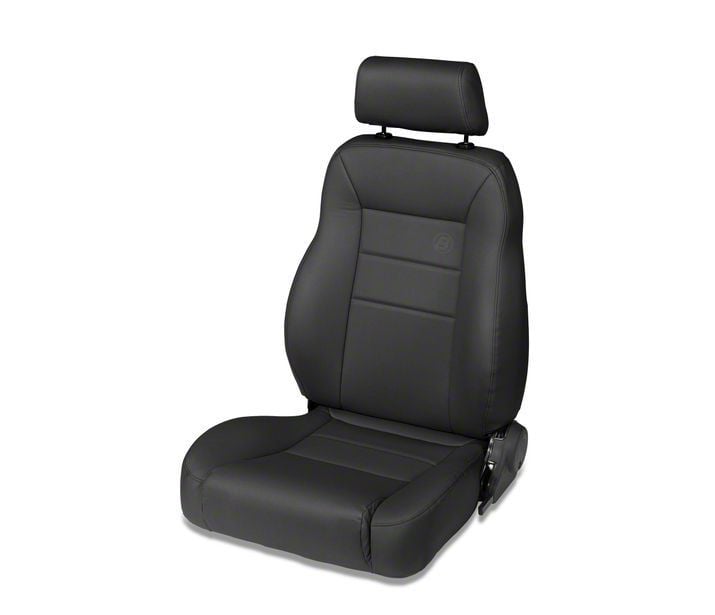 Bestop Jeep Wrangler Trailmax Ii Pro All Vinyl Front Seat Black Crush Passenger Side 39450 01