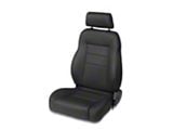 Bestop Trailmax II Pro All Vinyl Front Seat; Black Denim; Driver Side (76-06 Jeep CJ7, Wrangler YJ & TJ)