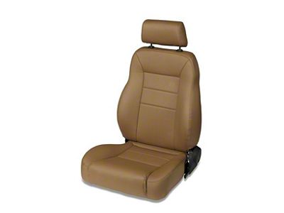 Bestop Trailmax II Pro All Vinyl Front Seat; Spice; Driver Side (76-06 Jeep CJ7, Wrangler YJ & TJ)