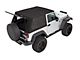 Bestop Trektop Pro Hybrid Slantback Soft Top; Black Twill (07-18 Jeep Wrangler JK 2-Door)