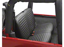 Bestop Rear Bench Seat Cover; Black Diamond (03-06 Jeep Wrangler TJ)