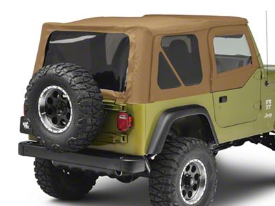 Bestop Replace-A-Top with Tinted Windows and Half Doors; Spice (97-02 Jeep Wrangler TJ)