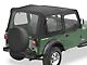 Bestop Replace-A-Top with Clear Windows; Black Denim (88-95 Jeep Wrangler YJ w/ Steel Half Doors)