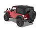 Bestop Replace-A-Top with Tinted Windows; Matte Black Twill (07-09 Jeep Wrangler JK 4-Door)