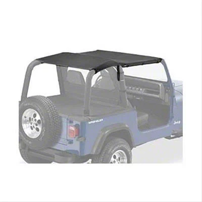 Bestop Safari-Style Strapless Bikini Top; Black Denim (92-95 Jeep Wrangler  YJ)
