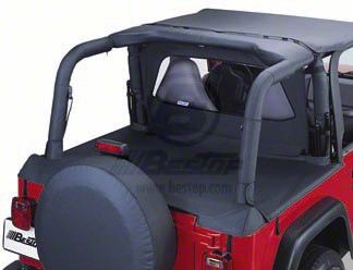 Bestop Jeep Wrangler Sport Bar Covers; Black Diamond 80022-35 (03-06 Jeep  Wrangler TJ