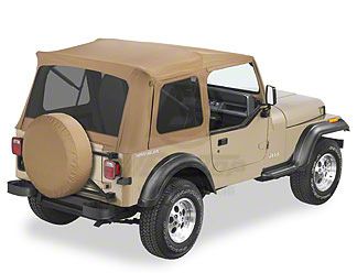 Bestop Jeep Wrangler Supertop Classic Replacement Soft Top; Spice 54599 ...