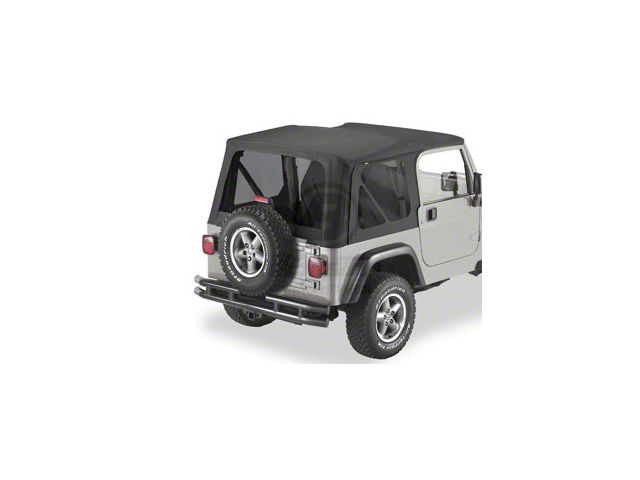 Bestop Tinted Window Kit for Replace-a-Top; Black Diamond (03-06 Jeep Wrangler TJ)