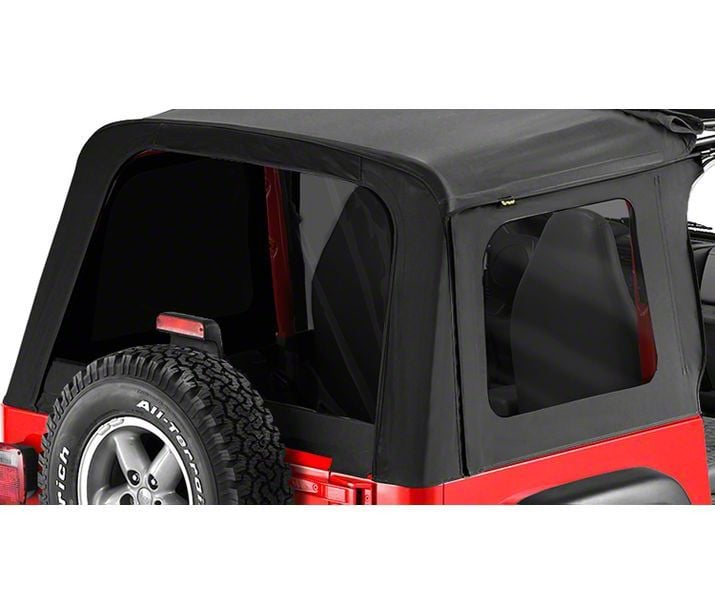 Bestop Jeep Wrangler Tinted Replacement Window Kit for Sunrider 58698 ...