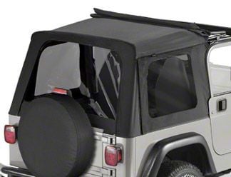 Steinjager Jeep Wrangler Teddy Top Solar Screen Truckster Top - Mauve  J0043859 (97-06 Jeep Wrangler TJ)