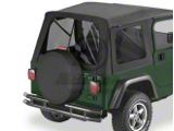 Bestop Tinted Replacement Window Kit for Supertop Classic; Black Diamond (97-06 Jeep Wrangler TJ)