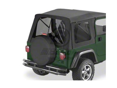 Bestop Tinted Replacement Window Kit for Supertop Classic; Black Diamond (97-06 Jeep Wrangler TJ)