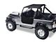 Bestop Traditional Bikini Top; Charcoal (76-91 Jeep CJ7 & Wrangler YJ)