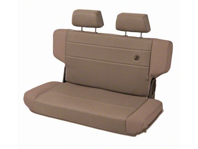 Bestop Trailmax II Fold and Tumble Rear Bench Seat; Spice (97-06 Jeep Wrangler TJ)